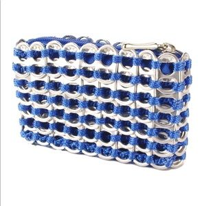 Escama coin purse blue